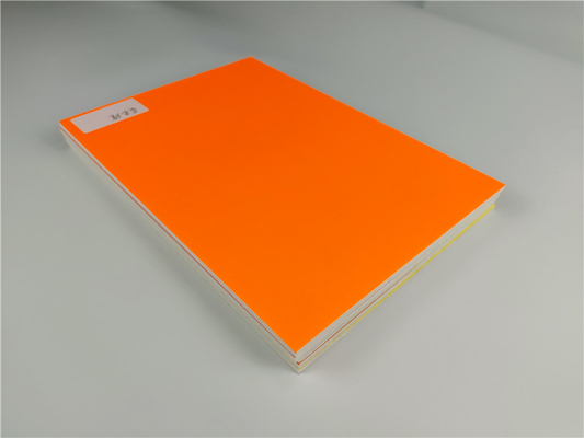 Recyclable Lightweight Orange Foam Board Ps Foam Sheet Customizable Size