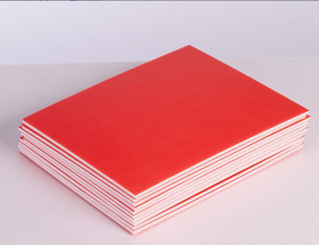 Smooth Surface 30*20cm Red KT Foam Board For Hand Painting