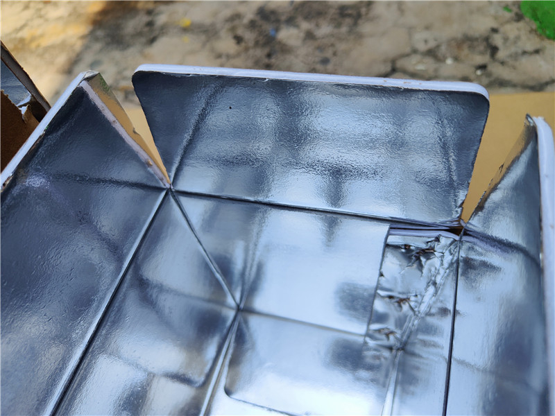 Durable  Aluminium Foil Insulation Carton Box Fodable Waterproofing