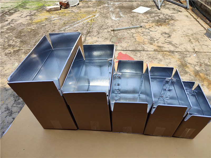 Lightweight OEM Logo Insulation Carton Box 60*190*250mm Durable